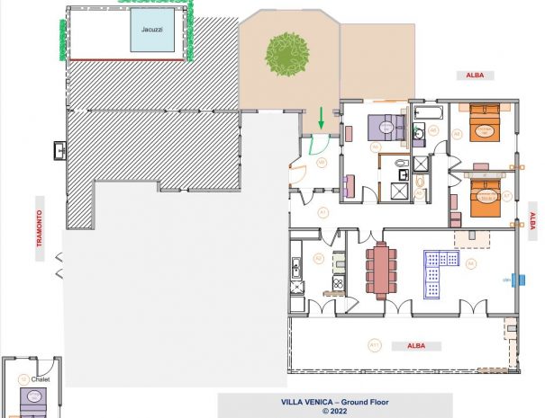 Plan appartement Alba